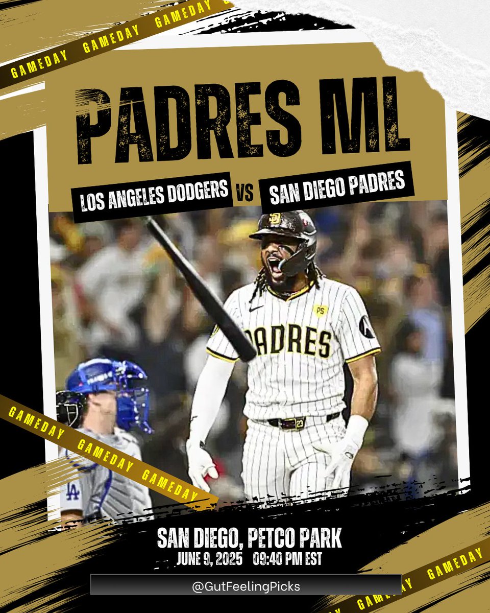 GutFeelingPicks's tweet photo. 🔥 Gut Feeling Pick – MLB Pick
 ⚾ San Diego Padres ML (+105)
💭 I like the Padres in this matchup as I expect a revenge type of game as the Padres lost against the Dodgers last postseason. I like Nick Pevetta on the mound for the Padres who has pitched some solid innings and the Padres have played great in front of him. He has a 5-0 record at home with an ERA of 1.69. He has been absolutely dialed in on the mound at home and I expect that to continue today. Dustin May has had some solid outings but I just think Nick Pevetta will play a better game today. 
 📈 Not much line movement to this game but I do expect the Padres to start this series with a win.
Let’s cash a gutsy one 💵
Drop a LIKE if your tailing this bet #GamblingTwitter #Sportsbetting  #FreePicks #GamblingX  #PlayerProps #MLBbets