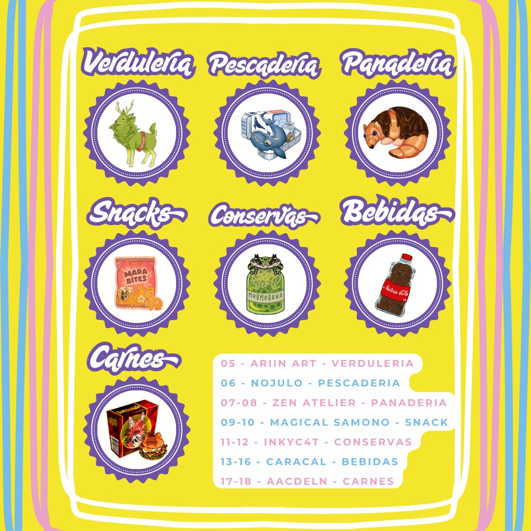 Roxy Rockbell โจ๏ธ๐ (@roxyrockbell) on Twitter photo ๐ฅSe viene el STAMP RALLY al Dealers Den de <a href="/FurFiesta/">Argentina FurFiesta (ArFF!)</a>
๐ซCompleta tu cuponera con cada producto de las gรณndolas en el Dealers Den de Magnamart!
๐ ยฟQuerรฉs ganarte premios exclusivos?
Es fรกcil!
๐พJunta los 7 sellos de los stands participantes y reclama tu premio!+ ๐ฅSe viene el STAMP RALLY al Dealers Den de <a href="/FurFiesta/">Argentina FurFiesta (ArFF!)</a>
๐ซCompleta tu cuponera con cada producto de las gรณndolas en el Dealers Den de Magnamart!
๐ ยฟQuerรฉs ganarte premios exclusivos?
Es fรกcil!
๐พJunta los 7 sellos de los stands participantes y reclama tu premio!+