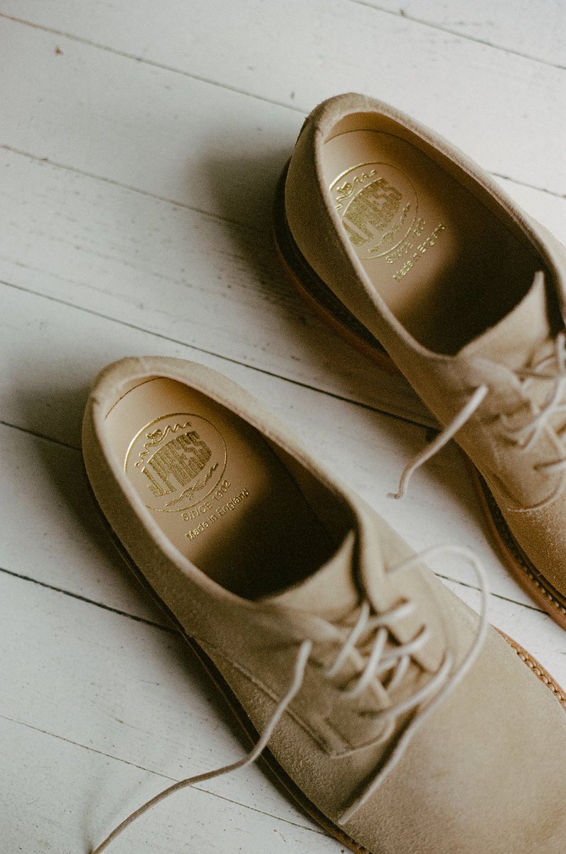 JPRESS_1902's tweet image. White bucks and dusty bucks — handmade in England the old fashioned way. Available online and in-store now in limited quantities: jpressonline.com/collections/sa…