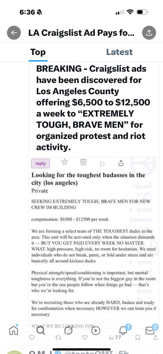 corinnecliford's tweet photo. They are using paid protesters in LA to fight ICE and that’s honestly corrupt.
The drug cartels also pay vicious men that you would never want in your neighborhood to get volatile, violent and protest.
But why is the LAPD NOT arresting these violent protesters?
#paidprotester
#lariots