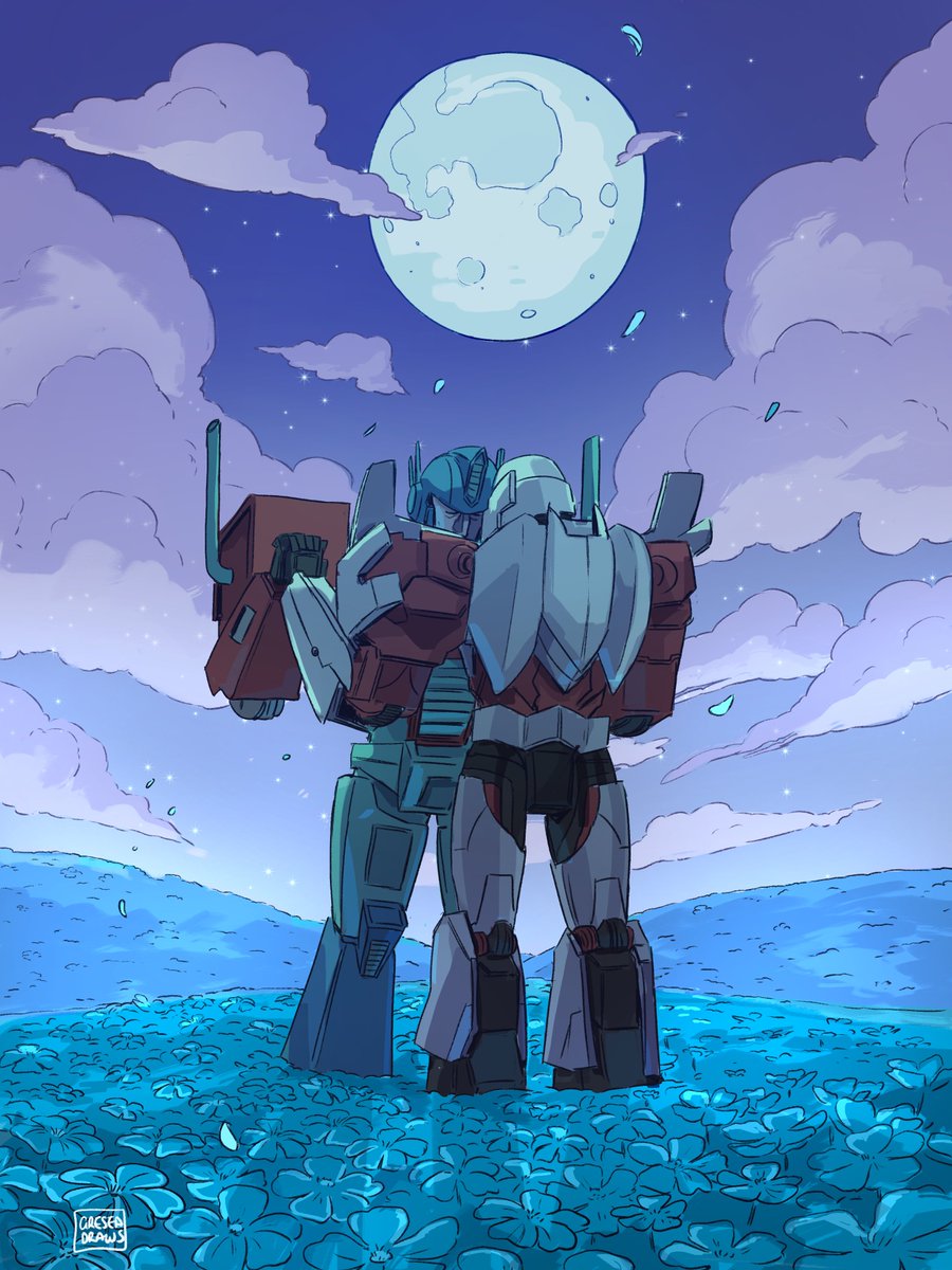 greseadraws's tweet image. dance under the moon #megop #TransformersEarthspark