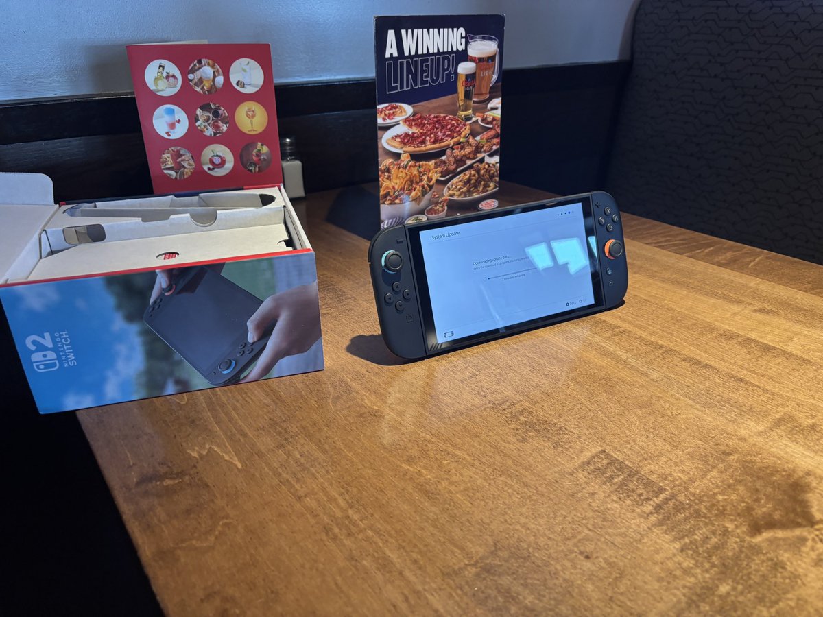 Switch 2 at the Boston Pizza……

I’m now extremely poor