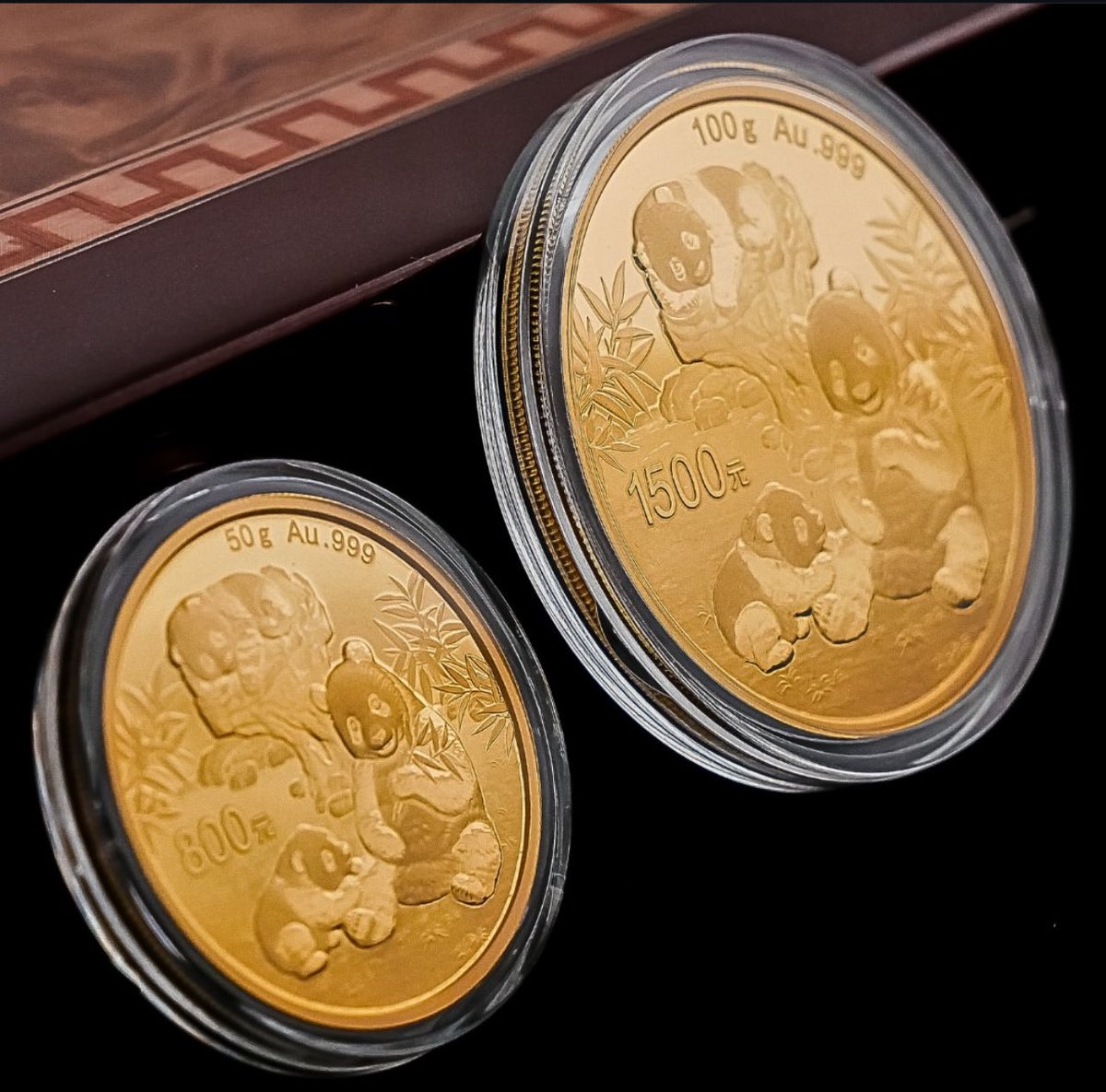 Exxobullion's tweet photo. Calling all serious collectors 🐼💰 With only 20,000 minted worldwide, the 2025 100g Gold Panda Proof Coin is a must-have for any numismatic portfolio.

Available at https://t.co/dW6FCMMeyS 

#exxobullion #investing #investment #investingtips #gold #invest #Wealthcreation https://t.co/NGxEtrDk7Q