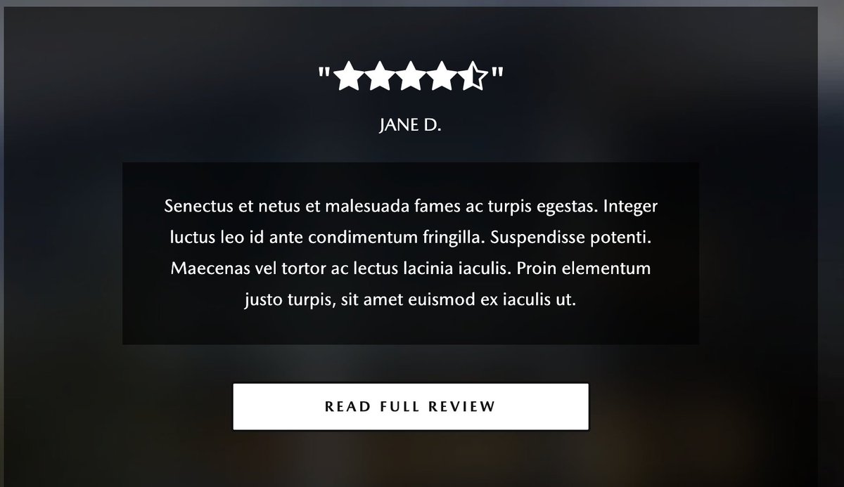 I'm on a local car dealership website and they still haven't got around to making up the reviews 😃