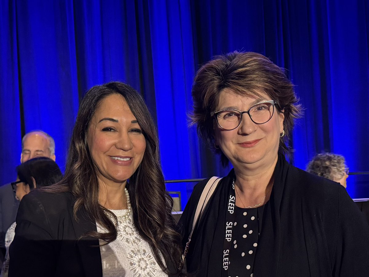 Congratulations to my friend, Reena Mehra for the well deserved AASM excellence in research award! <a href="/ReenaMehra0203/">Reena Mehra MD MS</a>