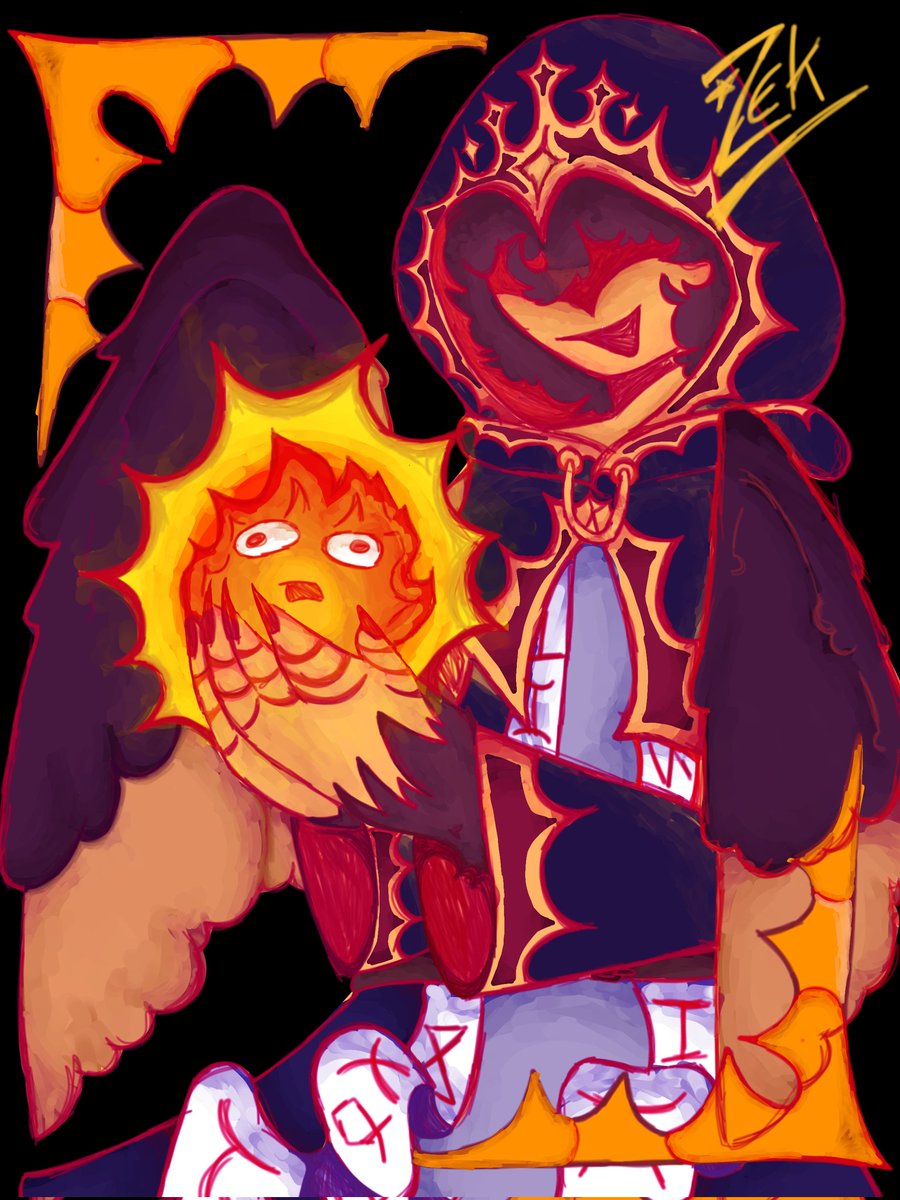 Azeka0666's tweet image. Telamon e calcifer!!
O calcifer foi feito por uma amiga minha

(#desenho #telamon #shedletskyforsaken #calcifer #castelo #animado)