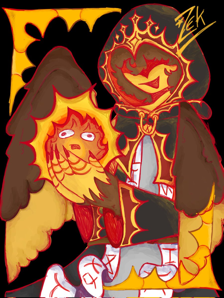 Azeka0666's tweet image. Telamon e calcifer!!
O calcifer foi feito por uma amiga minha

(#desenho #telamon #shedletskyforsaken #calcifer #castelo #animado)
