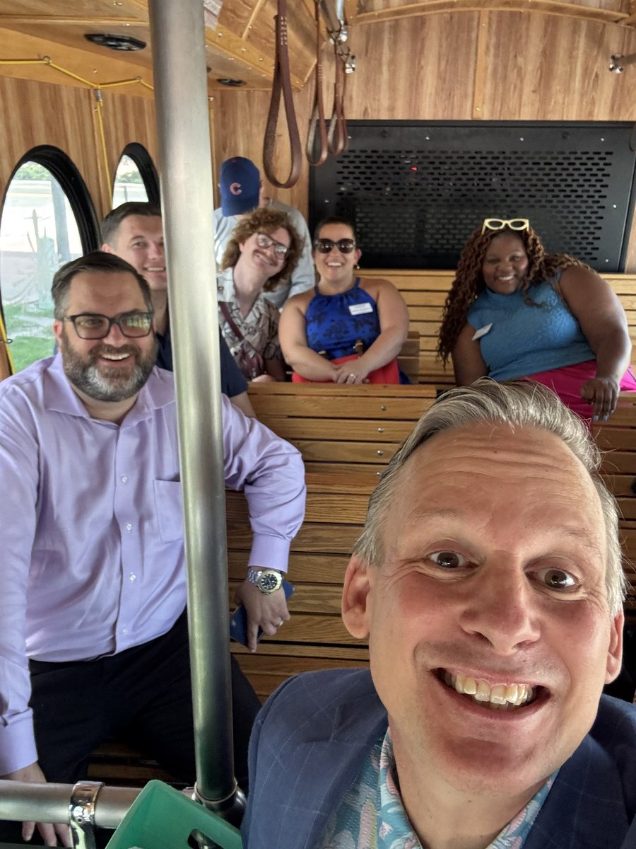 BradMillerPSTA's tweet photo. Thank you @ChrisLa1974 for joining me on a nice trolley ride to the 🏖️! Great to talk w riders from all over the country! Now heading home listening to 🎵 @RidePSTA https://t.co/5haleLQkzV