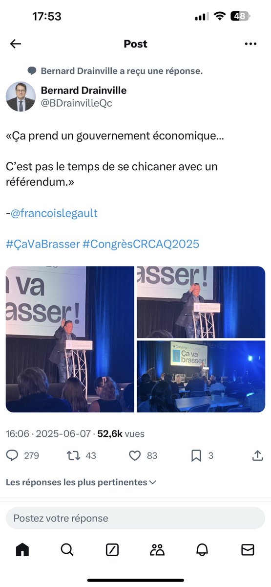 Tania Longpré (@longpretania) on Twitter photo Ayaye. De la part de <a href="/BDrainvilleQc/">Bernard Drainville</a> et de <a href="/francoislegault/">François Legault</a> ça sonne vraiment comme une distorsion imposée. C’est triste. Je ne les voyais -ni l’un ni l’autre- comme des capitaines Canada.
Bernard Drainville qui devient Stéphane Dion, ca sonne drôle.
#polqc #referendum #QC20205 Ayaye. De la part de <a href="/BDrainvilleQc/">Bernard Drainville</a> et de <a href="/francoislegault/">François Legault</a> ça sonne vraiment comme une distorsion imposée. C’est triste. Je ne les voyais -ni l’un ni l’autre- comme des capitaines Canada.
Bernard Drainville qui devient Stéphane Dion, ca sonne drôle.
#polqc #referendum #QC20205