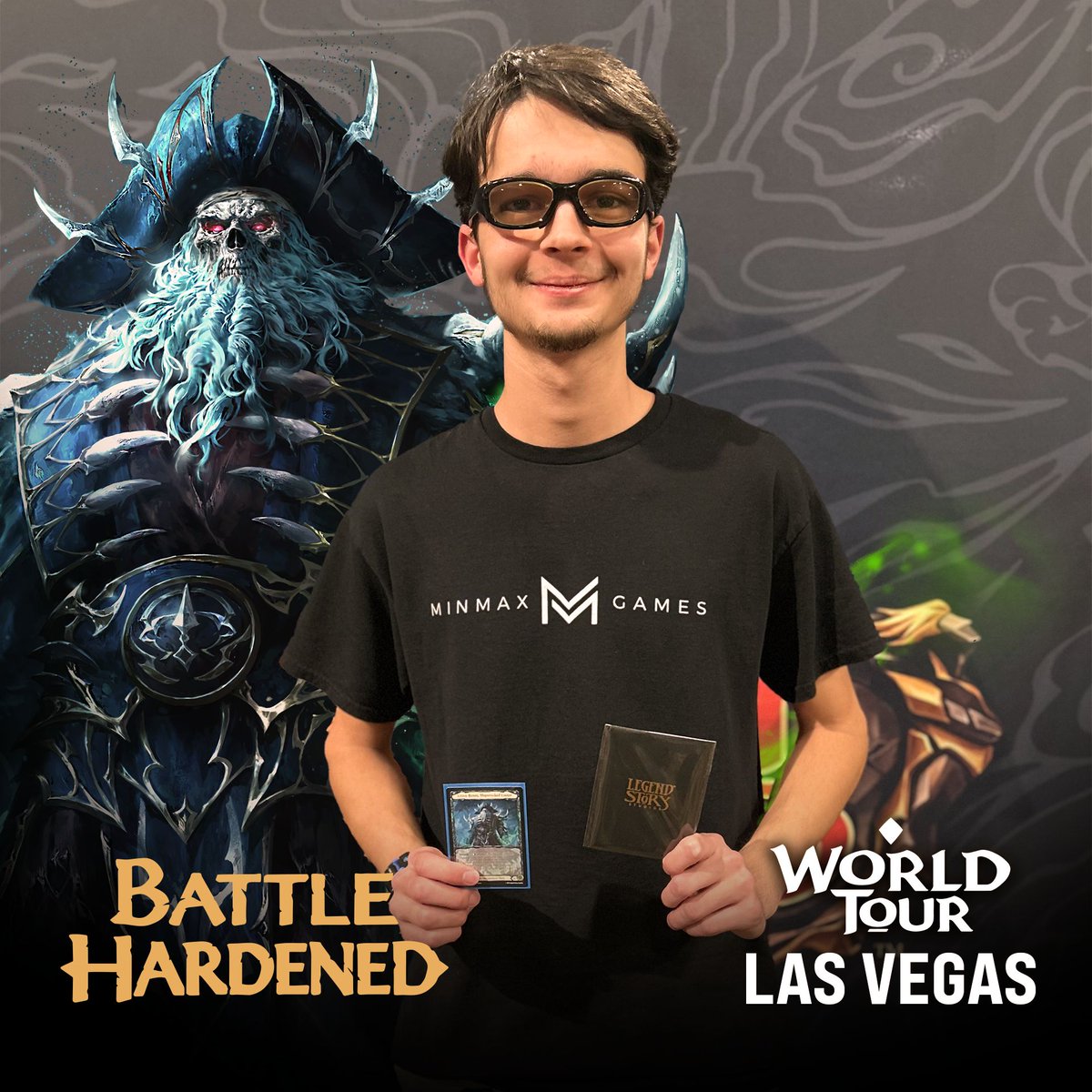 Congratulations to these champions over the weekend! 

🏆 Calling: Las Vegas - Jason Rolfe - Gravy Bones
🏆 Battle Hardened: Las Vegas - Brodie Spurlock - Gravy Bones, Shipwrecked Looter