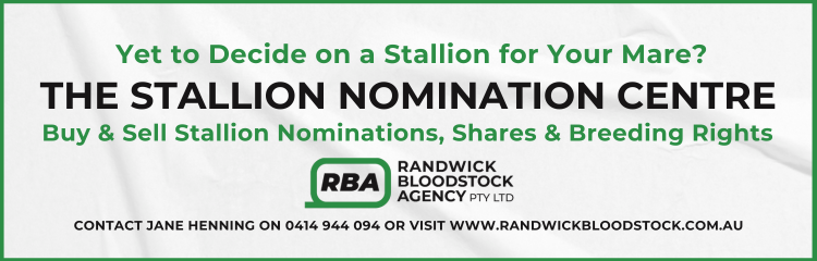 TTR AusNZ (@ttrausnz) on Twitter photo Undecided On A Stallion For Your Mare?
Visit The Stallion Nomination Centre by <a href="/RBloodstock/">Randwick Bloodstock</a>
Contact Jane Henning on 0414 944 094
visit: randwickbloodstock.com.au Undecided On A Stallion For Your Mare?
Visit The Stallion Nomination Centre by <a href="/RBloodstock/">Randwick Bloodstock</a>
Contact Jane Henning on 0414 944 094
visit: randwickbloodstock.com.au