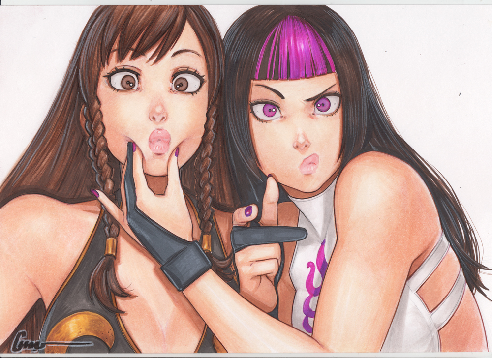 #chunli and #juri from way back when. We should revisit this one!