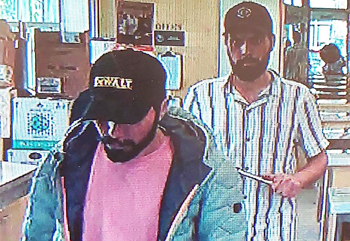 Police are looking for two suspects, one who carried a weapon, after another robbery at the Fergus LCBO on Friday. Police say they're likely the same suspects responsible for a May 22 robbery at the same store, as well as others 'in other jurisdictions.' ow.ly/x61f50W6I1P