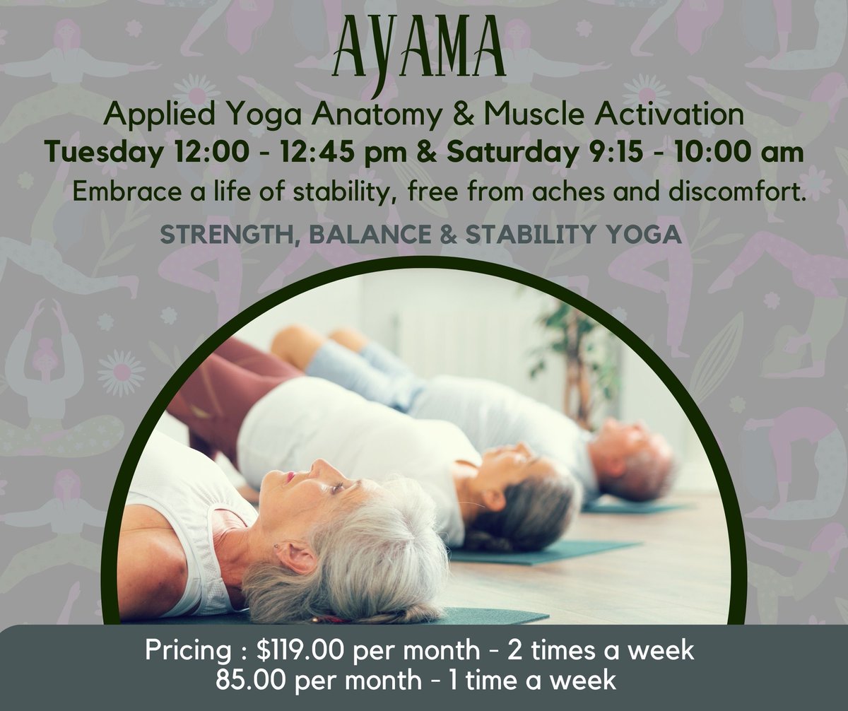 TempusAura's tweet photo. Join us tomorrow, 🗓️ Tuesday, June 10 at the Nocatee Town Center PMA:

🧘‍♀️ 12:00 PM – AYAMA™ Muscle Activation Yoga (45 min)

🥊 1:00 PM – CrossKick for Teens & Adults (30 min)

https://t.co/izsuEhCHql

#AYAMA #NocateeYoga #WellnessWeek #TempusAuraYoga #nocatee #crosskick #nocateetowncenter