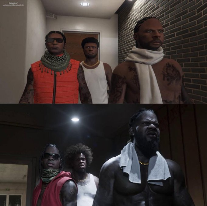 GTA 5 NPCS VS GTA 6 NPCS  👀