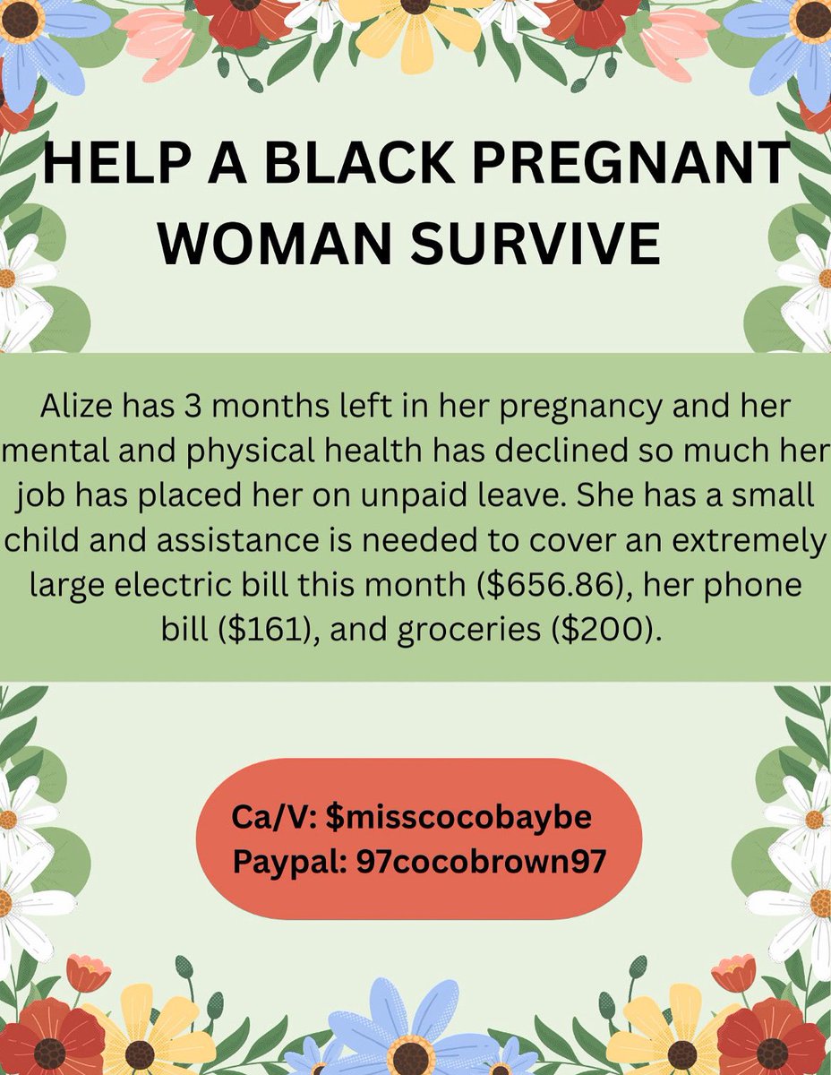 so many shares and still no donations received towards this!! if everyone who sees this sends $1, we could clear this goal easily!!

Ca/V: $misscocobaybe  
Paypal: 97cocobrown97