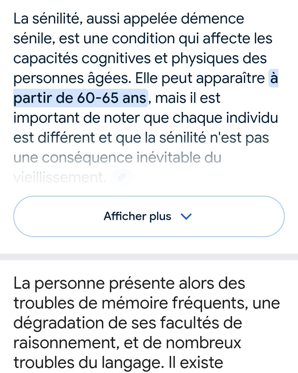 #RDC Aujourd'hui un ami médecin m'a demandé tout simplement de voir l'âge marquant le  début de la sénilité !
Ni Bia Nguvu