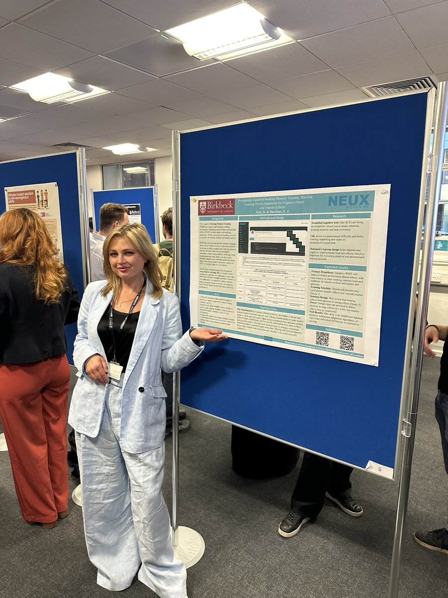 DorotaStyk's tweet photo. Science Week 💪 @bbkpsychology https://t.co/s8zZKfzxPc