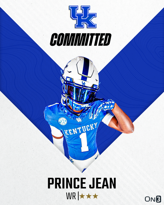 Breaking: 3-Star WR Prince Jean has committed to Kentucky, he tells KSR+. 

"I believe in the staff and that they will get back on track. I want to be a part of that."

FREE: on3.com/teams/kentucky…