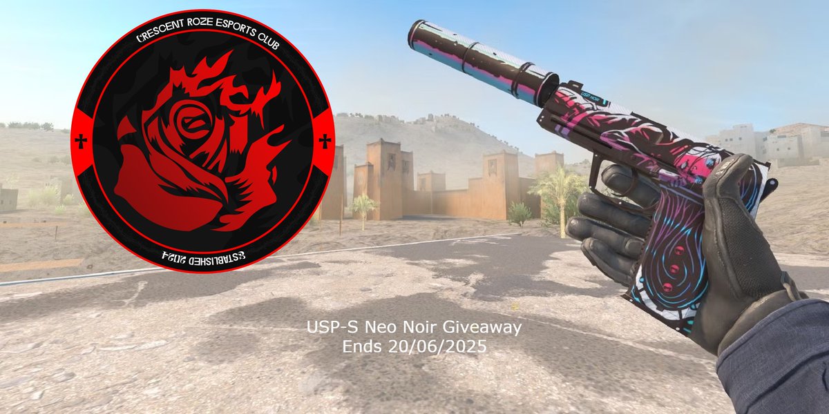 100 Follower's?! 🥳🥳

USP-S Neo Noir FT Giveaway!!

- Like/RT
- MUST be following
- Tag your best/worst faceit duo
- Have open DM's (So we can DM you!)

Ends 20/06/2025!!
