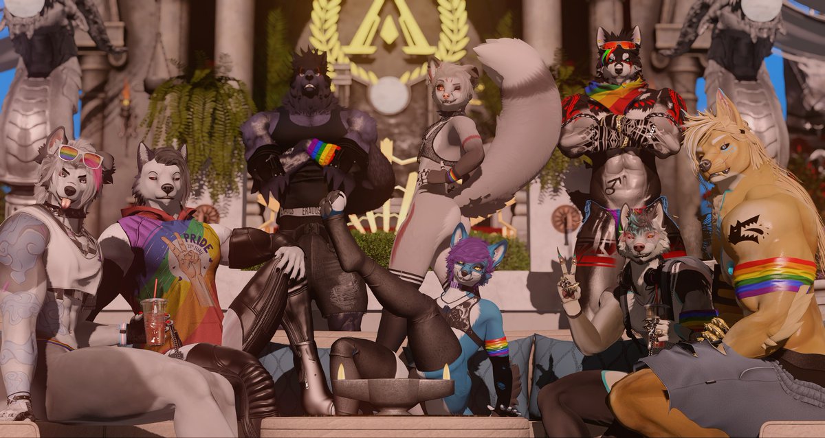 Muck (@muck_sl) on Twitter photo Have a happy Pride month!
Taken at <a href="/adastrafurclub/">Adastra Furry Club</a>
ft. <a href="/SnowAshFox/">🦊SnowAsh🦊🔞</a> <a href="/TexyFox/">TexyFox</a> <a href="/thebigwuff/">Aruy</a> <a href="/RadioLyle/">LyleRandio</a>
#secondlife #furry #PrideMonth #sfw Have a happy Pride month!
Taken at <a href="/adastrafurclub/">Adastra Furry Club</a>
ft. <a href="/SnowAshFox/">🦊SnowAsh🦊🔞</a> <a href="/TexyFox/">TexyFox</a> <a href="/thebigwuff/">Aruy</a> <a href="/RadioLyle/">LyleRandio</a>
#secondlife #furry #PrideMonth #sfw