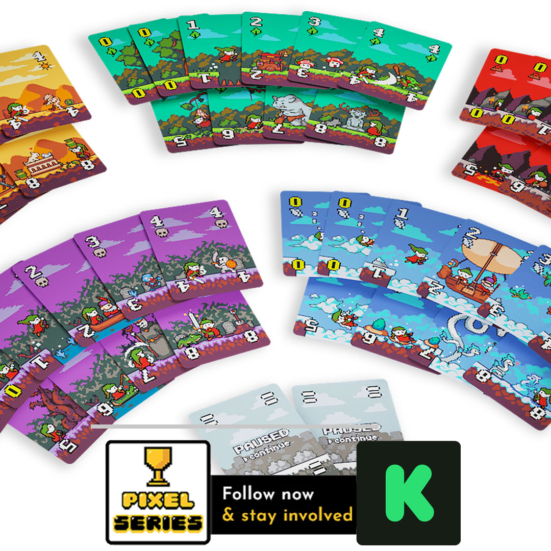 Some of the cards from Level10! The #GrailGames #PixelSeries is coming to #Kickstarter on June 24! 👾👾👾
kickstarter.com/projects/grail…