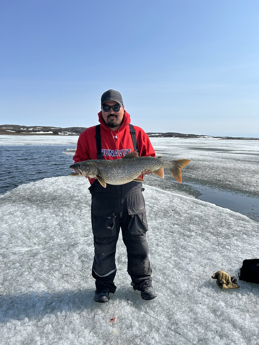 ShaneConrad13's tweet image. We were able to go to Pitu’qiq, our old camp…the end of Baker Lake. Growing up we used to camp there for a couple weeks at a time, lot of good memories. Got some fat lake trout from there