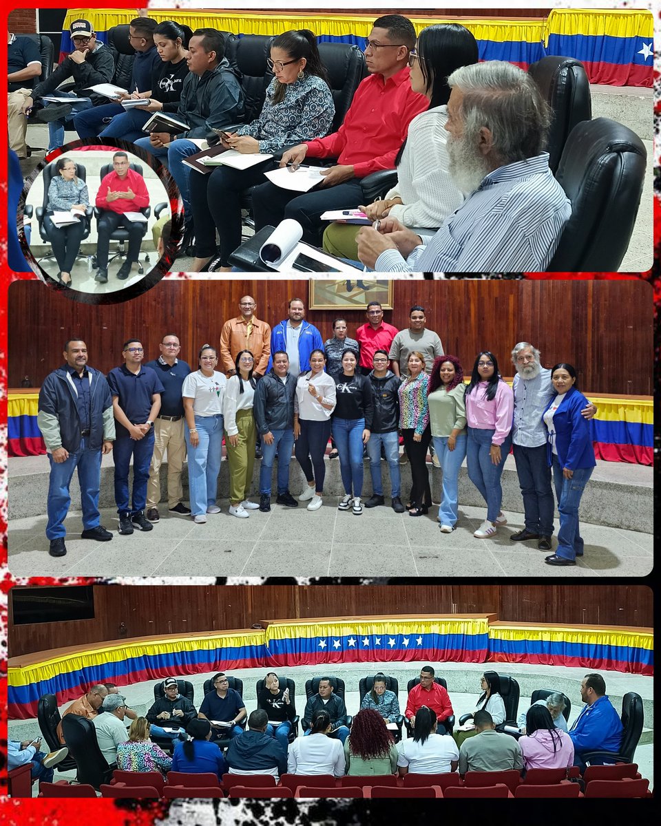 <a href="/ArciaMrt14993/">joseArciaMrtMonagas</a> junto a Legisladores y Legisladoras del CLSEM desarrollan encuentro previo en el Auditorio Dr Jesús Zambrano para definir la orden del día de la sesión ordinaria de este nuevo período 2025-2029 como lo establece el reglamento de interior y debate
<a href="/NicolasMaduro/">Nicolás Maduro</a>