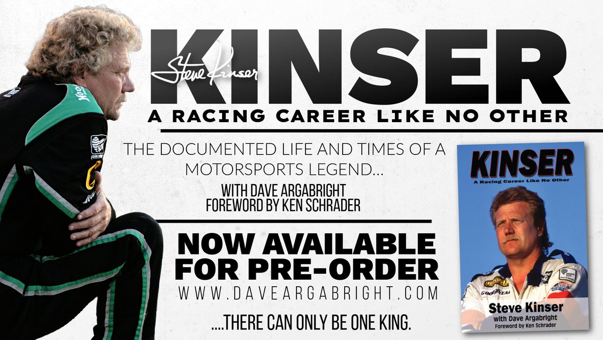 📌 Dave Argabright’s Kinser: A Racing Career Like No Other now available for preorder! fullyinjected.com/dave-argabrigh… 

GRAB YOURS TODAY!: daveargabright.com/kinser/