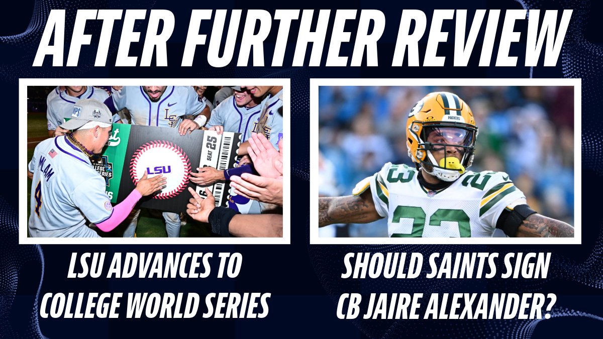 🚨AFR ON DEMAND🚨

Presented by <a href="/BRECParks/">BREC</a> 

⚾️LSU To CWS
⚜️Saints Free Agency
💰Super Bowl Impact

🍎podcasts.apple.com/us/podcast/aft…

🎙️open.spotify.com/show/7sJOaqIoq…

🎥youtube.com/watch?v=nna3MZ…