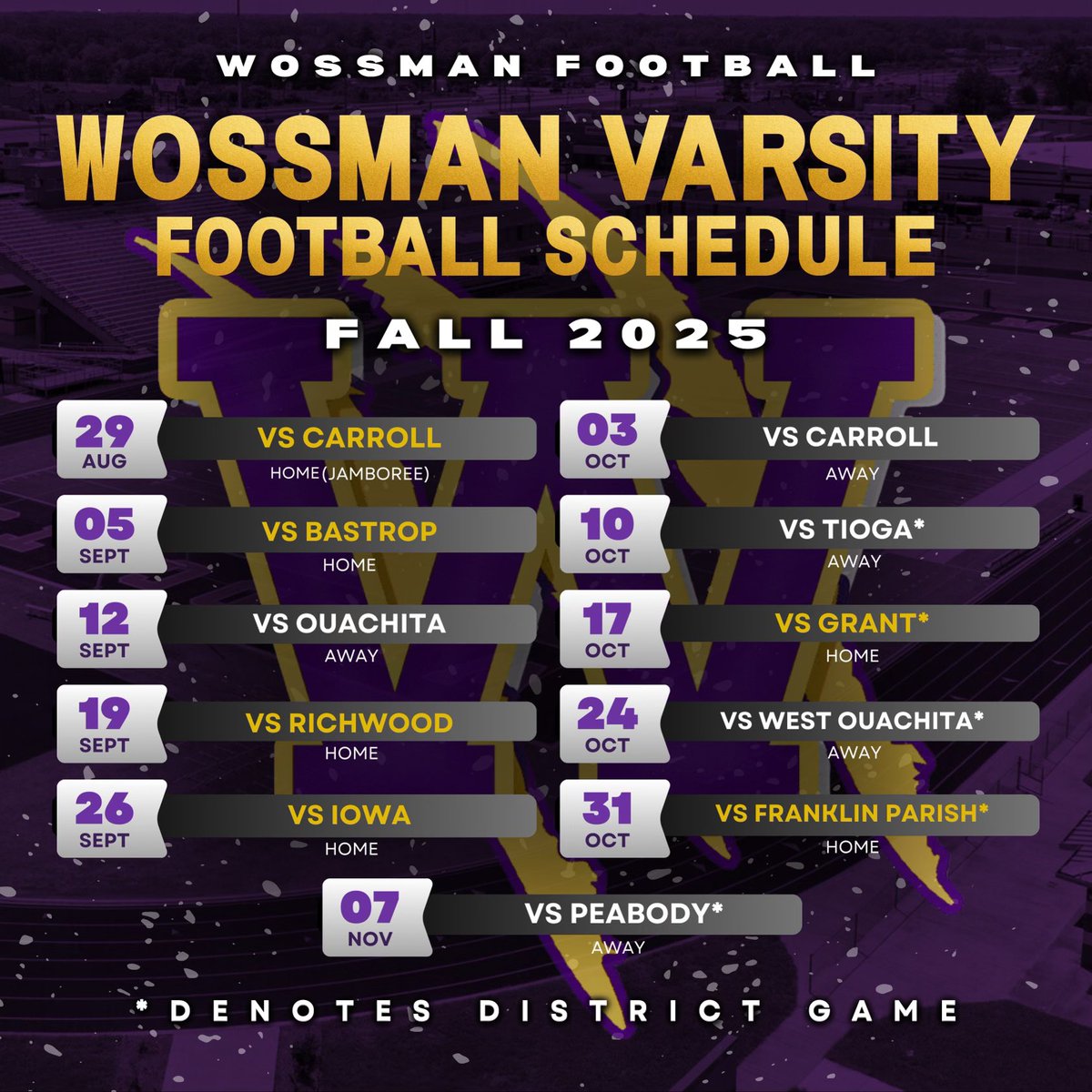 Wossman Wildcat Football tweet media