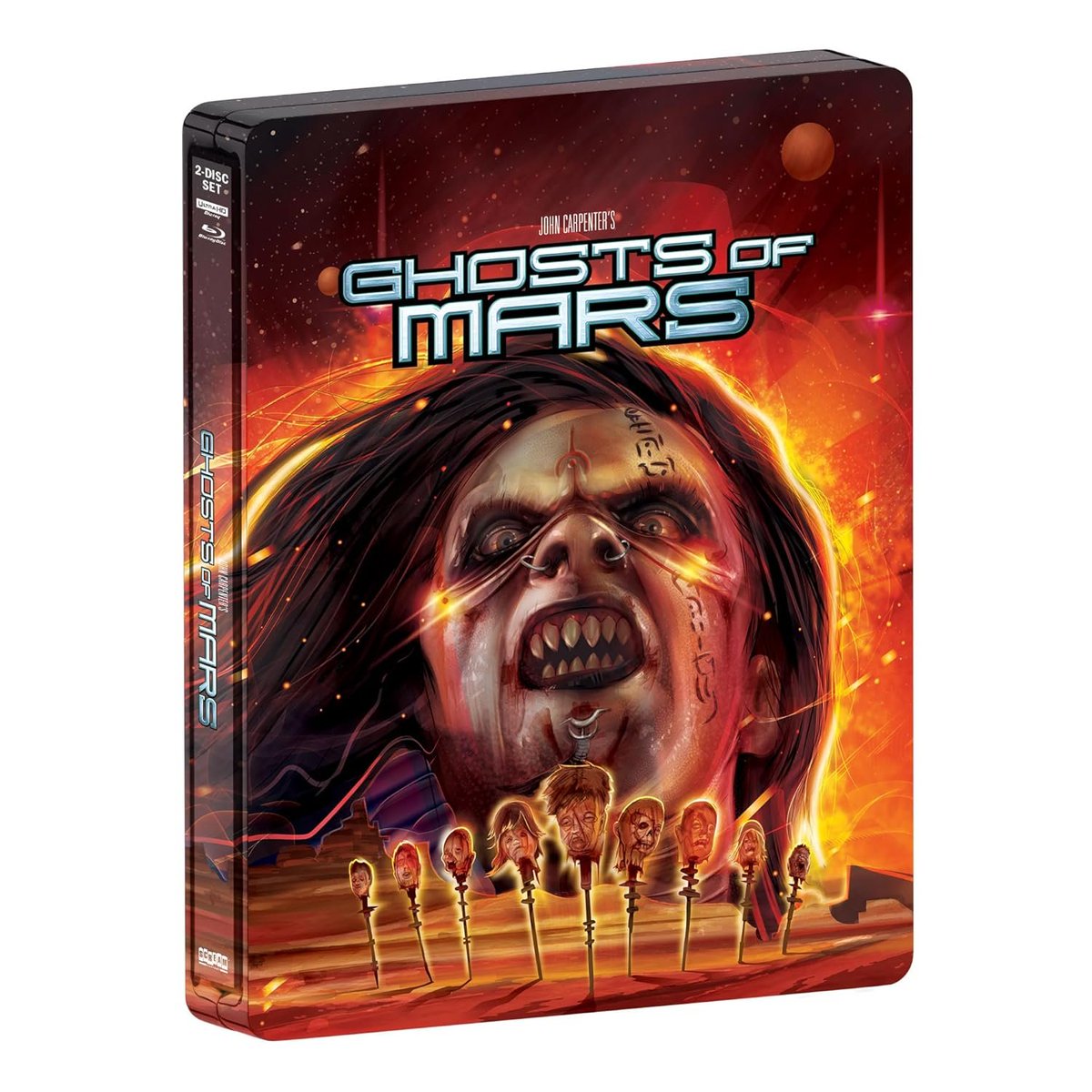 Wario64's tweet image. Ghosts of Mars - Limited Edition Steelbook 4K Ultra HD + Blu-ray up for preorder on Amazon ($44.99) amzn.to/4dYJACH #ad