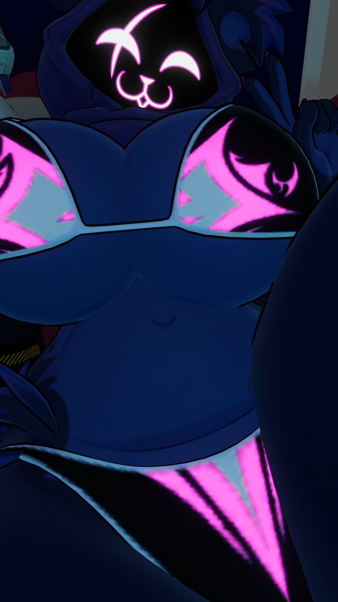 Ravenous Hunter at our vr world house we've been working on.  Model by <a href="/nonarycubed/">nonary 🦈</a>  go check them out!