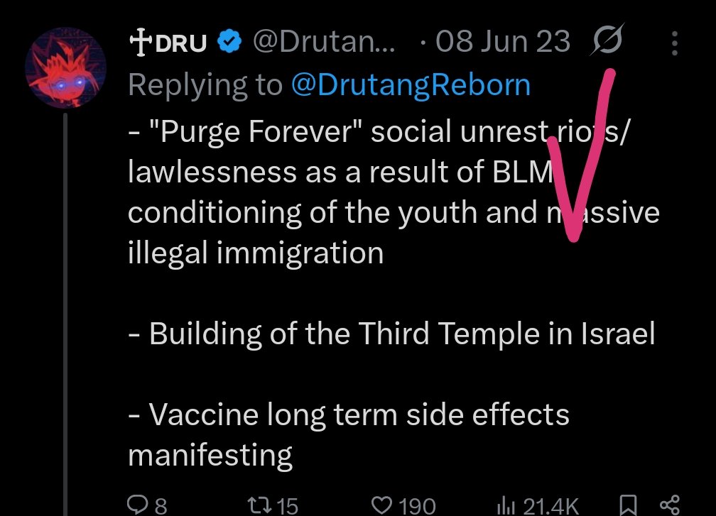 They're going for the clean sweep of Tang's 2023 prophecy forecast