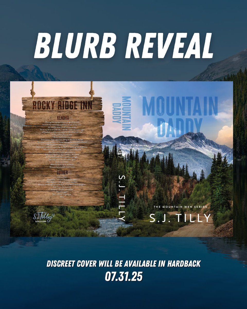 When your one night stand turns out to be your dad's best friend.
 
Releasing July 31, 2025

Pre-order today!
books2read.com/Mountain-Daddy

#SJTilly #AgeGap #DadsBestFriend #OneNightStand #PlusSizeHeroine #valentineprlm <a href="/valentine_pr_/">Valentine PR & Literary Management</a>