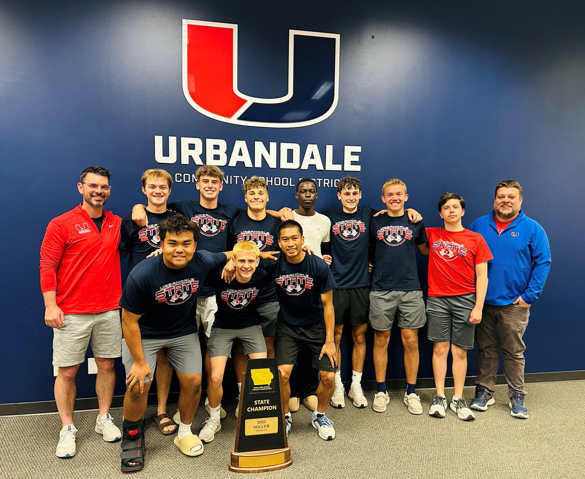 During tonight’s School Board meeting, the Board awarded Certificates of Recognition to the UHS Boys Soccer Team for their 2025 Class 3A State Championship title! Congrats, UHS Boys Soccer Team! We are incredibly #proudofU!🏆