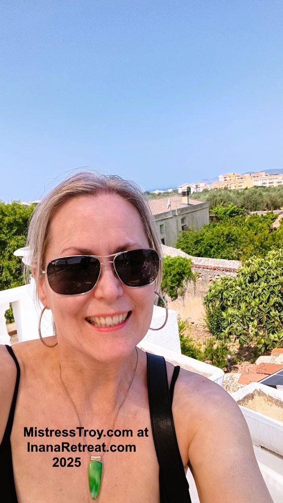 The view from our villa's rooftop terrace in Sardinia, Italy.
Inana FemDom Retreat 2025 with <a href="/AnneONomis/">Anne O Nomis</a>, <a href="/misssssirens/">Miss Sirens｜Dominatrix in HK｜TW 🇹🇼 from 4-12/7 ✨</a>, and <a href="/SlaveFrisup/">Ton 🇳🇱</a> 

inanaretreat.com