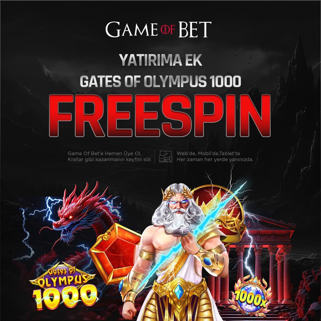 ⚡️Anında Yatır – Anında Çevir! 

⚡️ Olympusta bugün #freespin ler seni bekliyor ⚡️

💵Sadece bugüne özel:
100 freespin fırsatı, yatırımla birlikte anında aktif!

💬 Yatırım sonrası #freebet talebini kaçırma

🐺 Hızlı davran, freespin fırsatını yakala  gobgiris.net/gameofbet