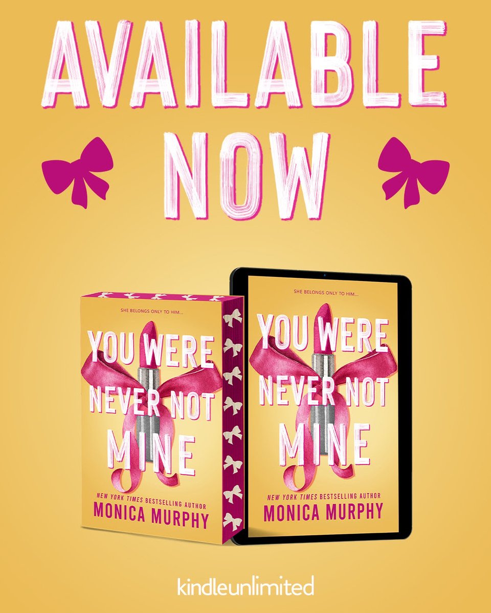 You Were Never Not Mine by @monicamurphyauthor is now LIVE!

books2read.com/You-Were-Never…

You Were Never Not Mine is a bad boy x good girl, boy obsessed, billionaire romance and the final book in the Lancaster Prep series by New York Times bestselling author Monica Murphy