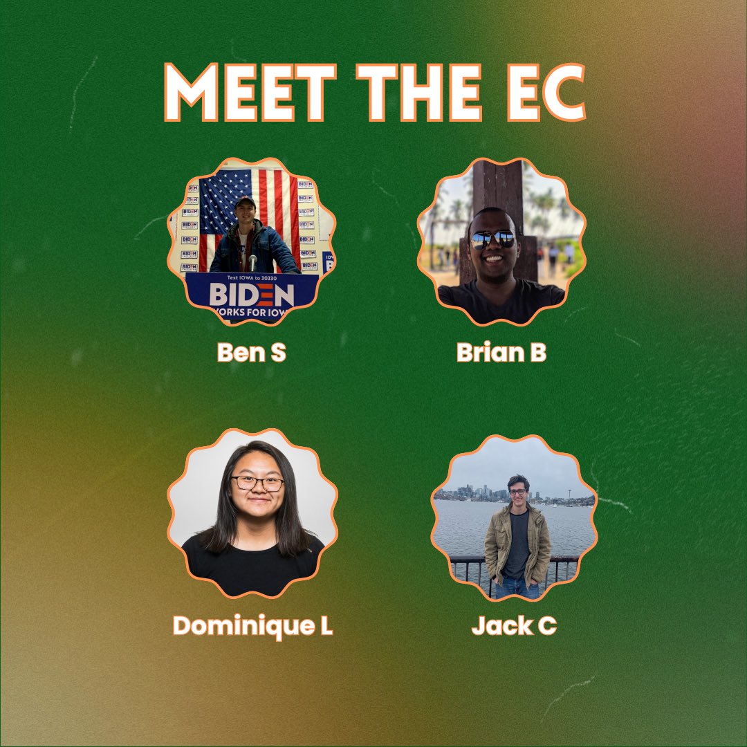 Meet the 2025-2026 Executive Council! These folks help CWG run with their passion and expertise, and we're so excited for the year ahead!