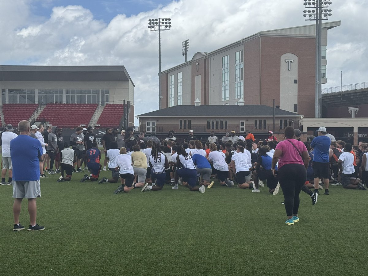Great time at Troy today #battleready <a href="/Stidham79/">Austin Stidham</a> <a href="/Coach_Carbine/">Caleb Carbine</a> <a href="/GeradParker1/">Gerad Parker</a>