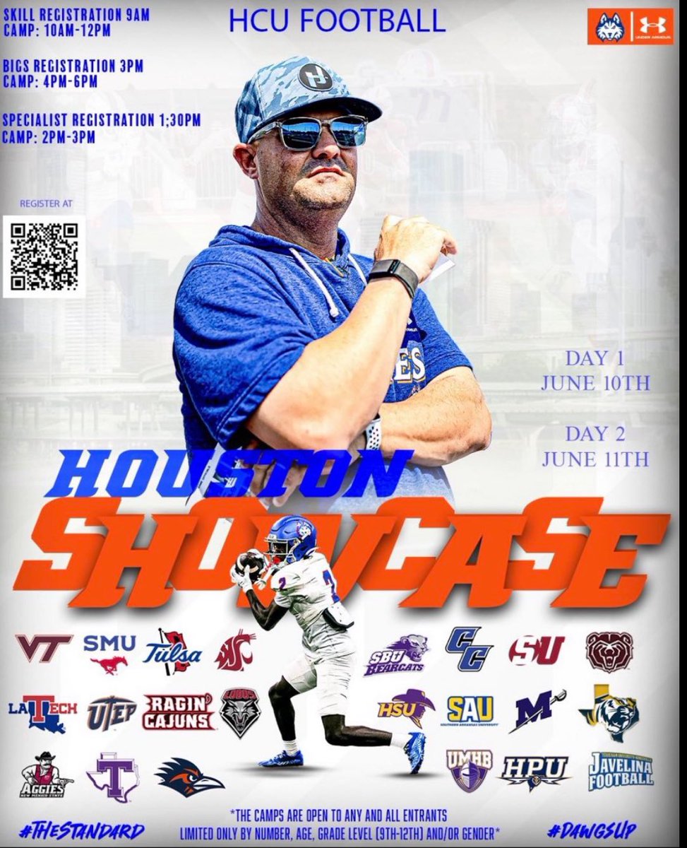 π«πͺπ« Torion Elam (@wr2_papi) on Twitter photo I will be attending the HCU CAMP JUNE 11TH π¨π CANNOT WAIT TO SHOWCASE MY TALENT!
<a href="/CoachTimYoder/">Tim Yoder</a>
<a href="/ETBUCoachRu/">Coach Ruzicka</a> @ykitslos3
<a href="/HCUCoachBachtel/">Coach Jason Bachtel</a> <a href="/CoachBradSmiley/">Brad Smiley</a> <a href="/CoachDouglasIII/">James Douglas III</a> <a href="/Switz/">Ryan Switzer</a> <a href="/CoachTraylor/">Jeff Traylor</a> <a href="/CoachSWUTEP/">Scotty Walden</a> I will be attending the HCU CAMP JUNE 11TH π¨π CANNOT WAIT TO SHOWCASE MY TALENT!
<a href="/CoachTimYoder/">Tim Yoder</a>
<a href="/ETBUCoachRu/">Coach Ruzicka</a> @ykitslos3
<a href="/HCUCoachBachtel/">Coach Jason Bachtel</a> <a href="/CoachBradSmiley/">Brad Smiley</a> <a href="/CoachDouglasIII/">James Douglas III</a> <a href="/Switz/">Ryan Switzer</a> <a href="/CoachTraylor/">Jeff Traylor</a> <a href="/CoachSWUTEP/">Scotty Walden</a>