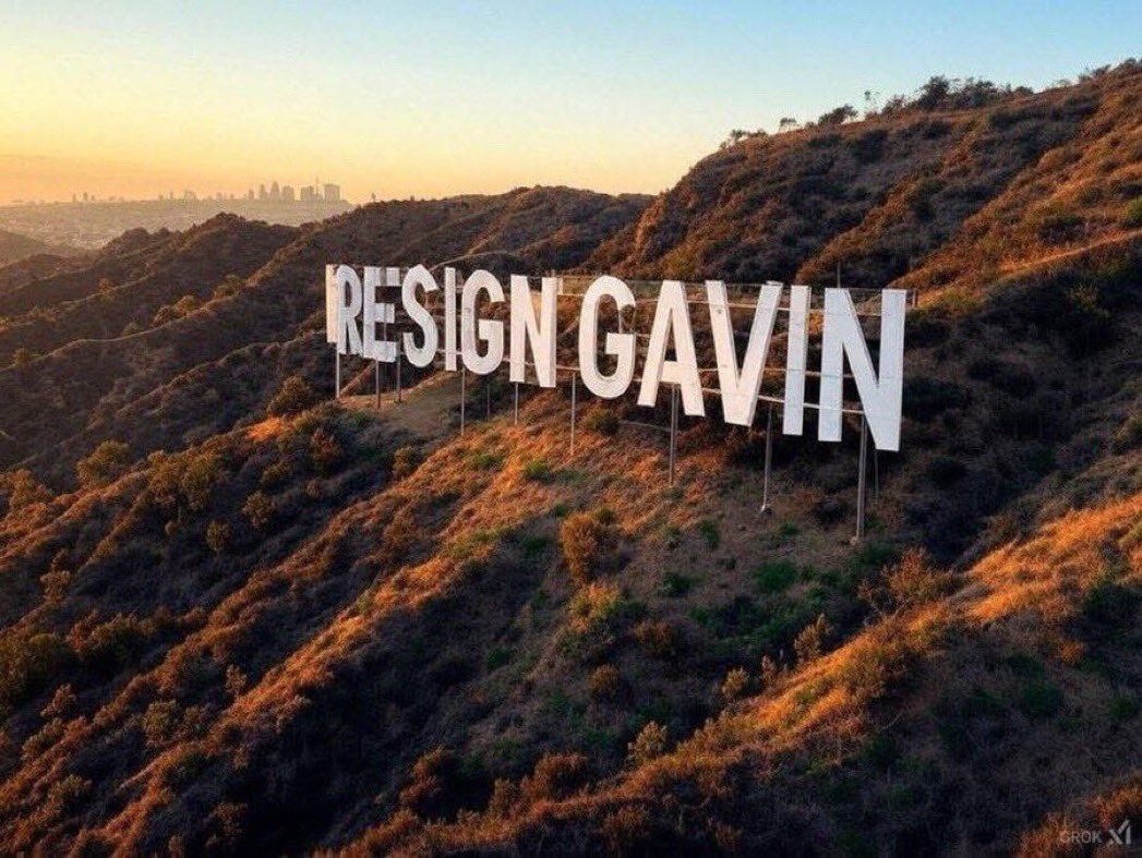 tarijd5's tweet photo. @GavinNewsom Thank God for a real leader who sends in the troops when the governor and mayor fail to protect law enforcement and the citizens….   Resign Newsome - pack up your hair gel and GTFO https://t.co/htyKQDdbVY