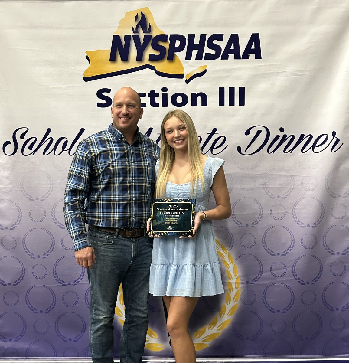 Congratulations to WG’s Claire Griffin and Jacob Pensabene, being recognized as our Section 3 Scholar Athlete winners!