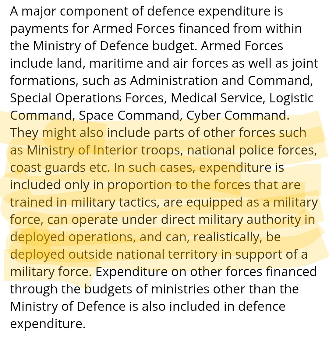 I am once again begging Canadians to understand that NATO members collectively decide what counts as NATO-eligible defence spending. The spending 🎯 is also a proxy for specific quantitative &amp; qualitative force structure targets + capability assignments.

nato.int/cps/en/natohq/….