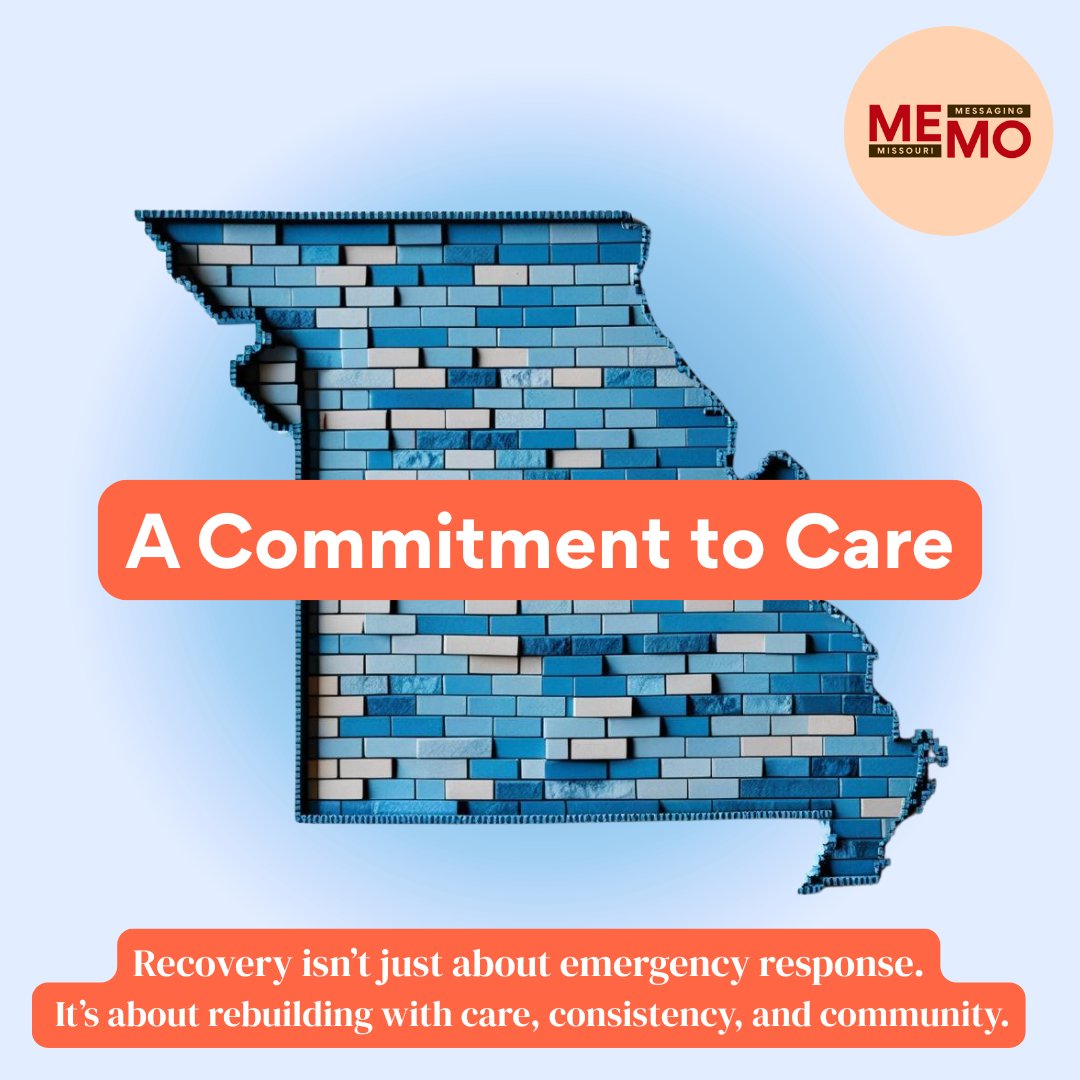 MissouriMemo's tweet photo. #Missouri was hit hard this spring—but neighbors stepped up. Mutual aid, shared meals, real care. Recovery doesn’t stop when the news cycle moves on.

📖 Read MEMO’s latest: “A Commitment to Care”
🔗 https://t.co/thcXJ5qiku
#MissouriStrong #MutualAid #moleg https://t.co/sB9yTEUosC