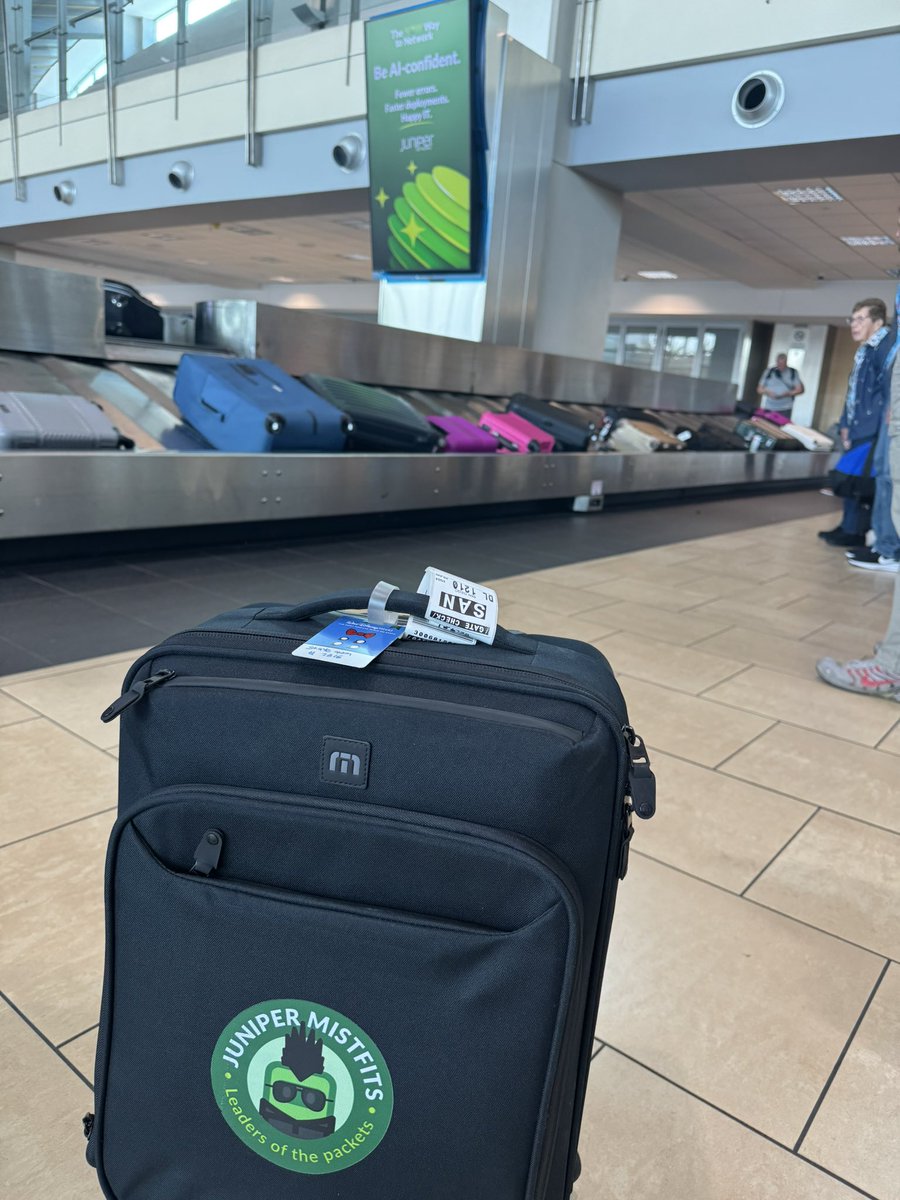 Mark Houtz CWNE 5️⃣0️⃣0️⃣ 🦈 🛜 (@marko_with_a_k) on Twitter photo There it is… #Marvis #Mistfit returns to the fold!! <a href="/JuniperNetworks/">HPE Juniper Networking</a> #MistfitsOnTheMove #AiInAction #CiscoLive There it is… #Marvis #Mistfit returns to the fold!! <a href="/JuniperNetworks/">HPE Juniper Networking</a> #MistfitsOnTheMove #AiInAction #CiscoLive