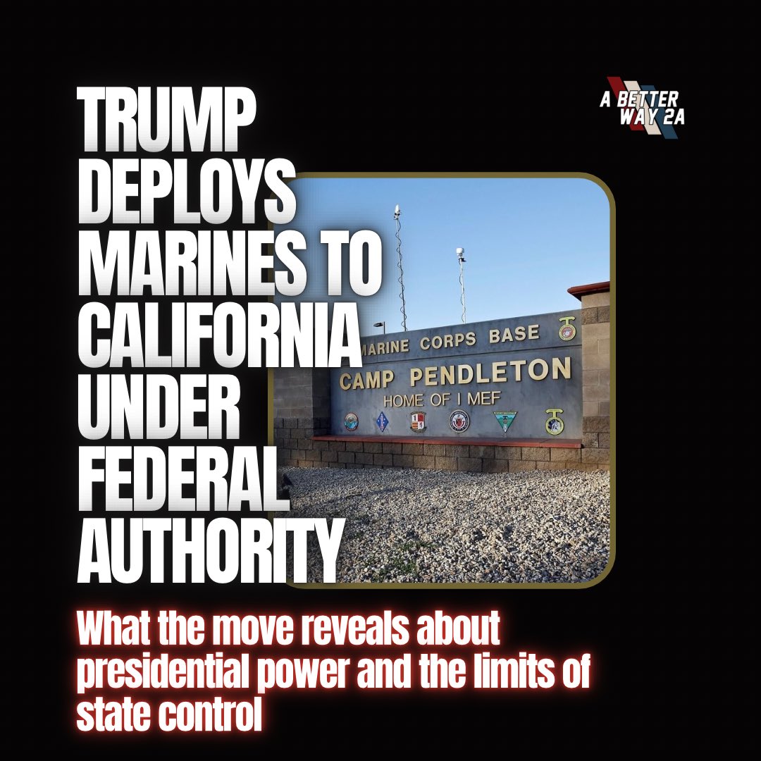 President Trump has ordered 950 Marines to deploy to California as part of a “force protection” mission tied to ongoing border operations. While the move has sparked concern, it is legally permitted under federal law. Title 10 of the U.S. Code allows the president to mobilize