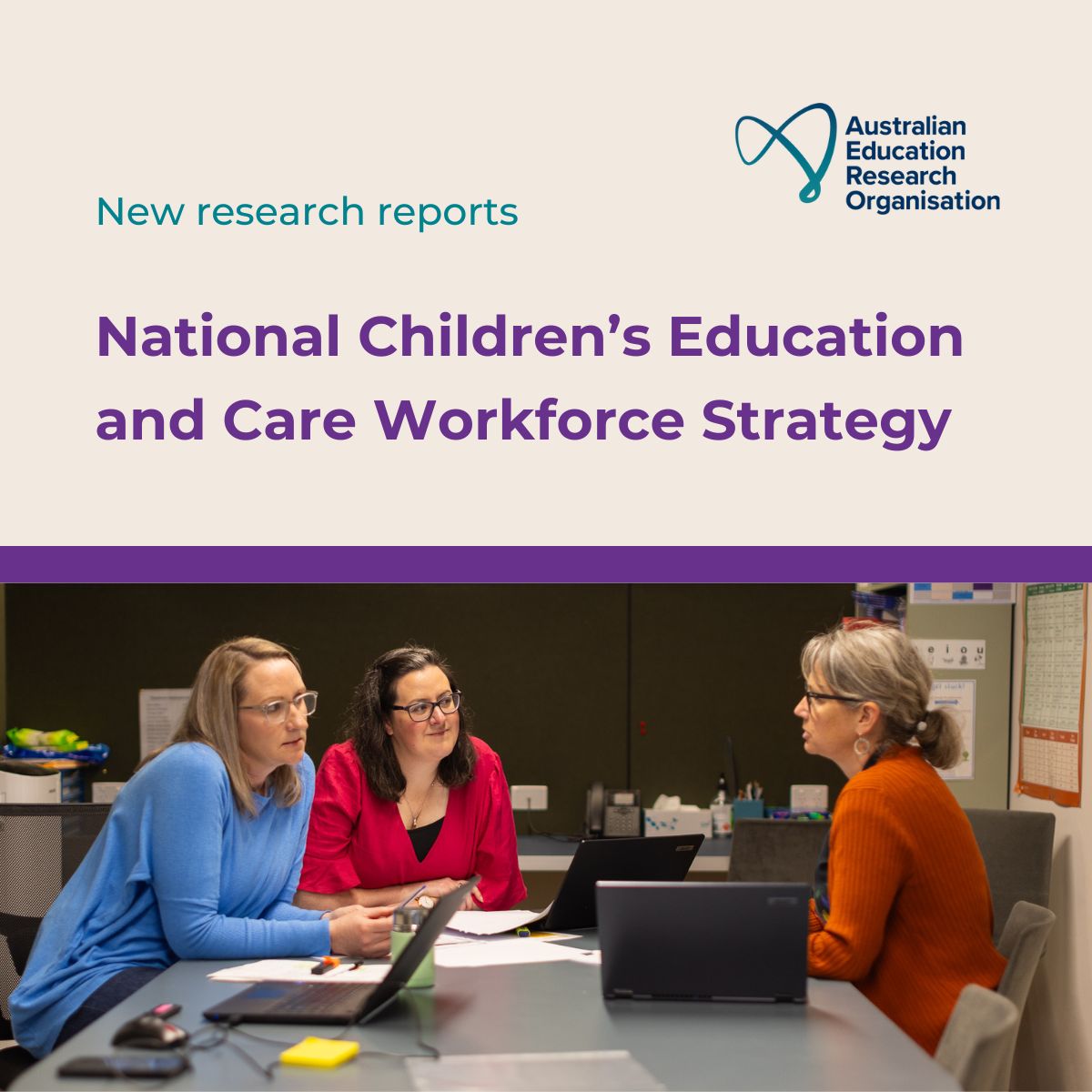 AERO has released 2 research reports in support of the National Children's Education and Care Workforce Strategy. Read more: edresearch.edu.au/topics/workfor…
#ShapingOurFuture #EarlyChildhoodEducation