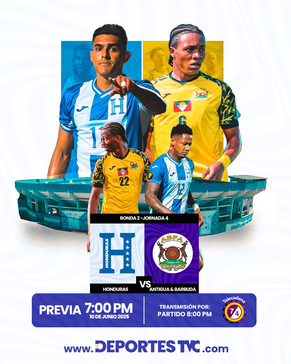 ¡La casa de la selección se pone en MODO H!🤩🇭🇳

#Honduras🇭🇳 🆚 #AntiguaBarbuda🇦🇬

🗓️| Martes 10 de Junio
🕖| Antesala 7:00 PM
📺| Telecadena 7y4
💻| Deportestvc.com (Solo HN)